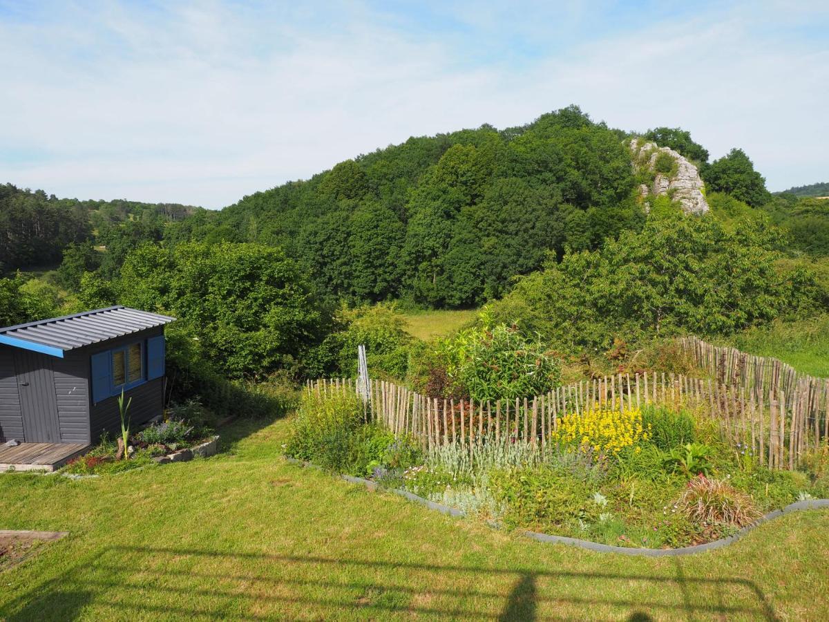 La Roche Trouee - Maison Avec Vue A Nismes 外观 照片